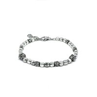 Bracelet Giacomo Burroni Man in Silver MBC0018 - MBC0018